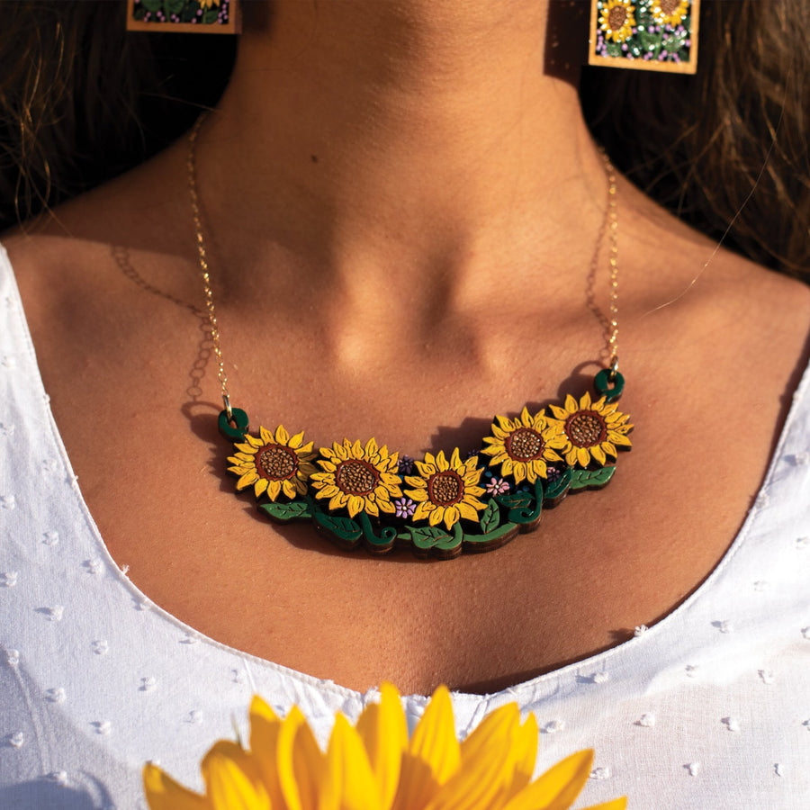 Sunflower Solstice Necklace