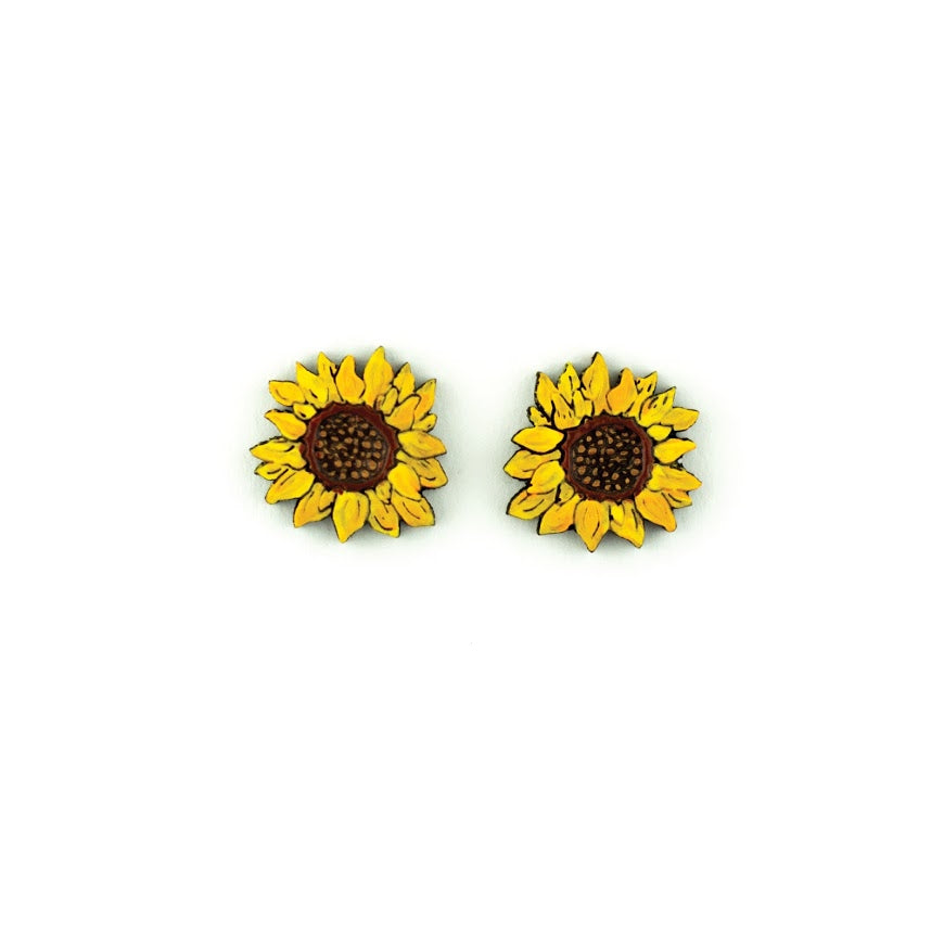 Sunflowers on Black Stripes - U.S. Designer Litchi/Pebbled Faux Leat –  TheTrendyOwl