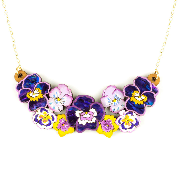 Pansy Party Necklace