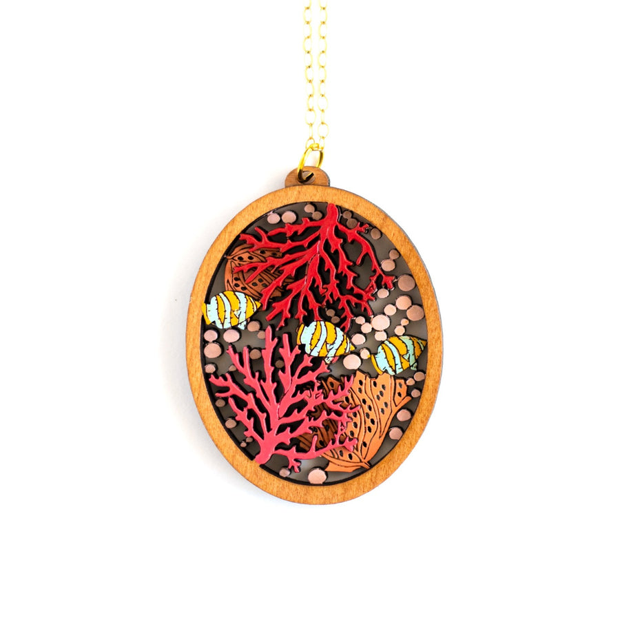 Coral Reef Pendant Necklace